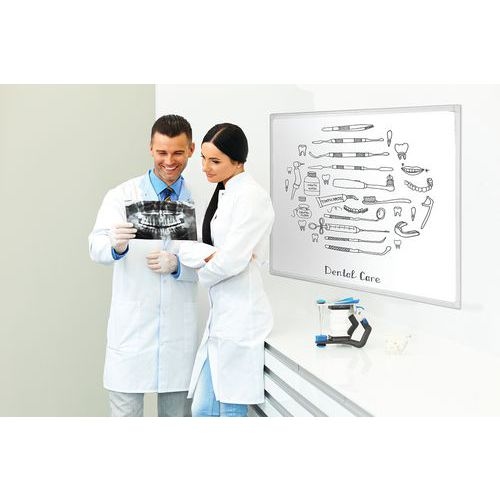 Tableau laqué magnétique et anti-microbien - Bi-office - Image principale
