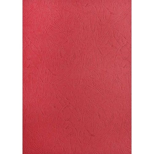 Carton 'veiné cuir' (Boite de 100) - rouge - Image principale