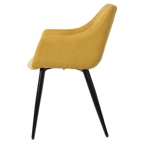 Lot de 2 fauteuils Fiona moutarde - Image 4