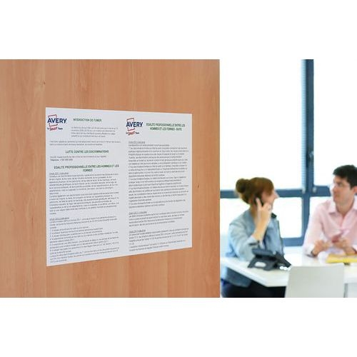 Lot de 10 Etiquettes d'affichage enlevables A3 ILC Blanc mat - Image 2