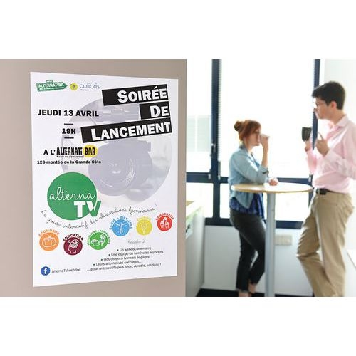 Lot de 10 Etiquettes d'affichage enlevables A3 ILC Blanc mat - Image 4