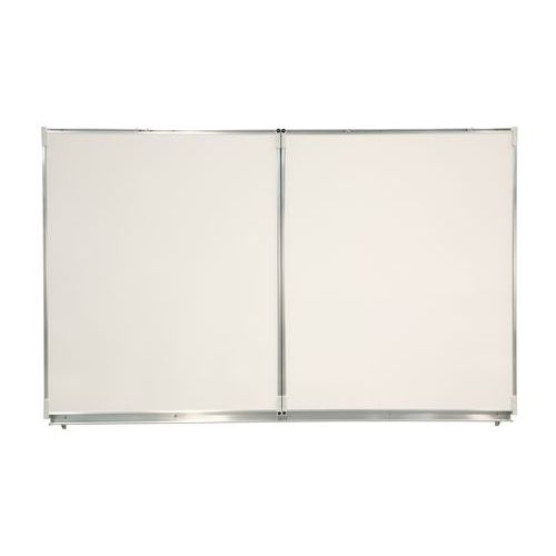 Tableau émaillé intérieur vert, extérieur blanc 100x400 cm ouvert - Image 2