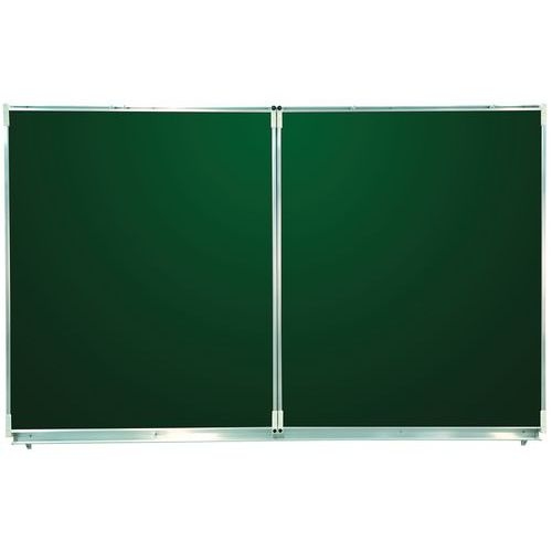 Tableau triptyque émaillé vert 120x400 cm ouvert - Image 2