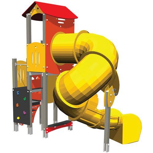 Structure double toboggan Titan alu - Manutan Expert - Image 4
