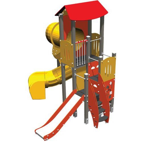 Structure double toboggan Titan alu - Manutan Expert - Image 5