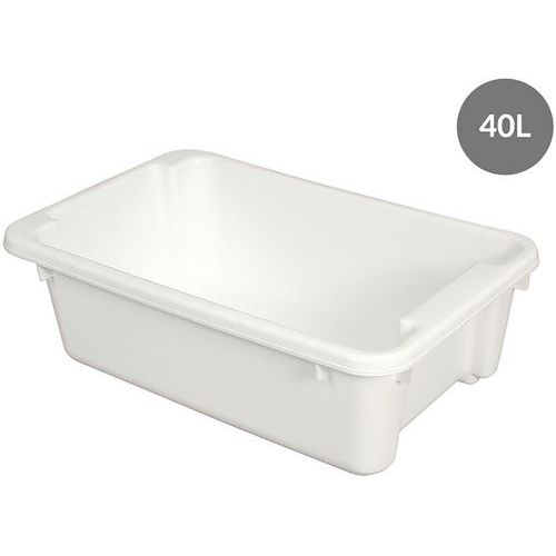 Bac renforcé rectangulaire - GILAC, Capacité : 40 L - Image 2
