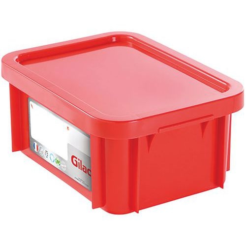 Bac gerbable avec couvercle - Longueur 395 mm - 12 à 15 L - Gilac - Image 4