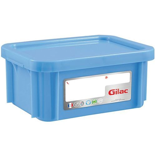 Bac gerbable avec couvercle - Longueur 395 mm - 12 à 15 L - Gilac - Image 2