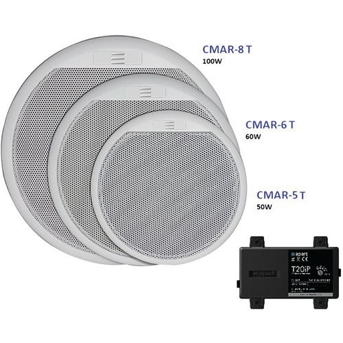 Haut-parleur encastrable étanche 100V 2 voies - Apart - Image 2