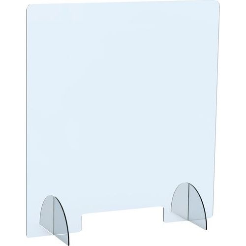 Panneau protection de comptoir 68x75 cm + passe docs 6 cm - Image principale