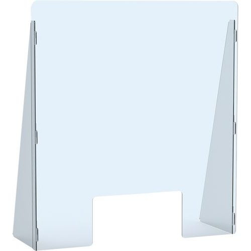 Panneau protection de comptoir 68x74 cm + passe docs 15 cm - Image principale