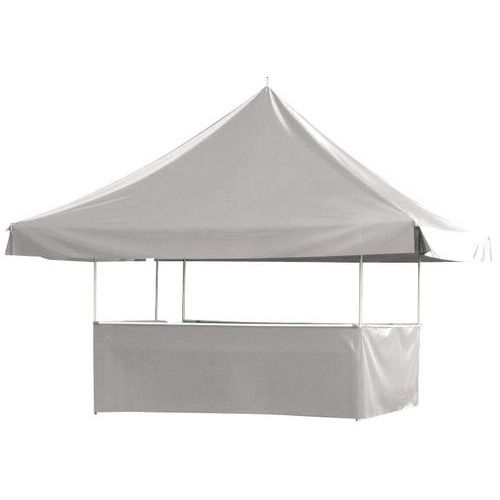 Stand buvette 4,50x4,50 m - blanc - Image principale