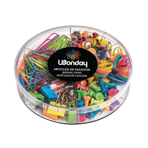 Kit d'articles de fixation couleurs assorties - Image 2
