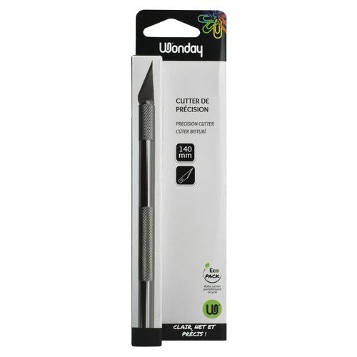 Précicut n°1 : cutter de précision alu, 14,5 cm - Image 2