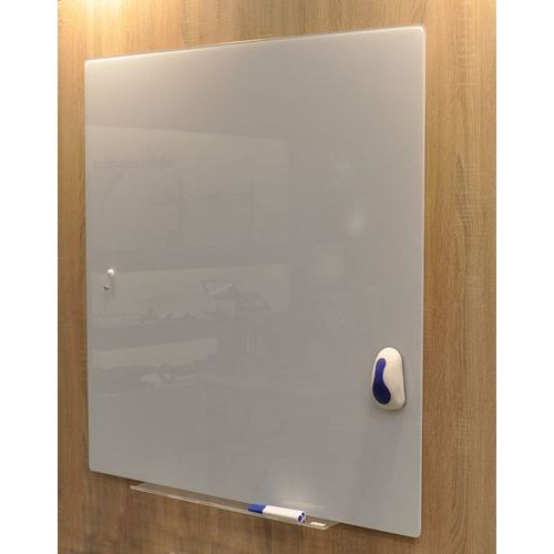 Tableau blanc magnétique en verre Pure White 50x50 - Image 2