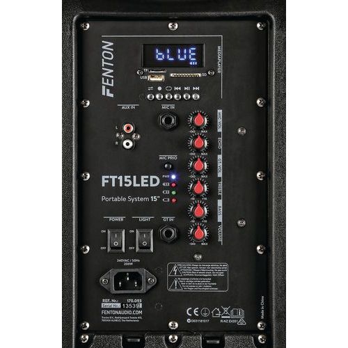 Sonorisation FT15LED  15" 800 W - Fenton - Image 6