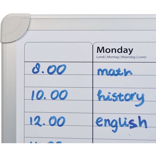 Planning hebdomadaire 60x90cm - 5 langues - Desq - Image 3