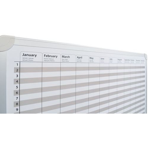 Planning annuel 60x90 cm - 5 langues - Desq - Image 2