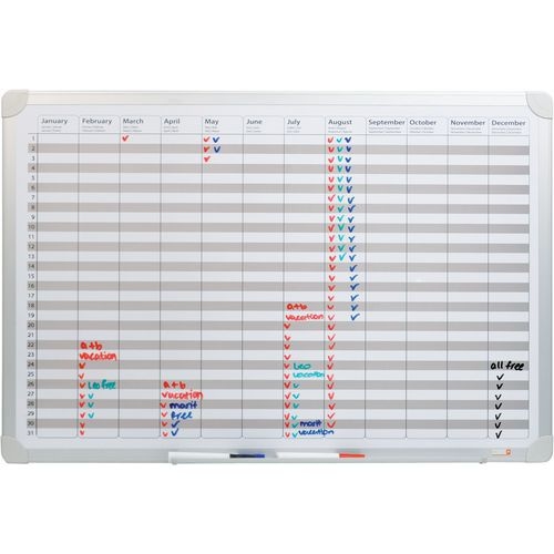 Planning annuel 60x90 cm - 5 langues - Desq - Image 3