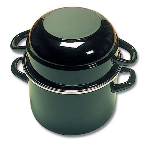 Cocotte à moules en inox 18x18 cm 2L noir - Image principale