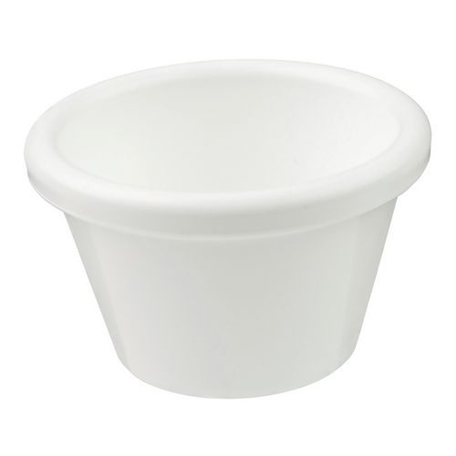 Lot de 12 ramequins en composite 7,5cl blanc - Image principale
