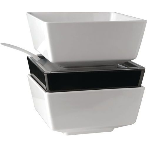 Saladier en mélaminé 400cl blanc - Image principale