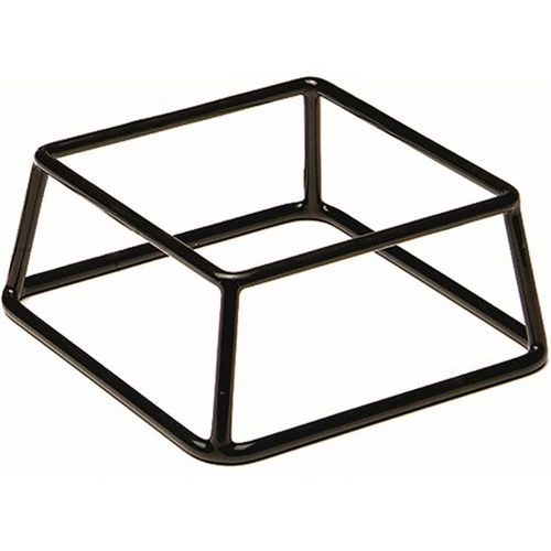Support saladier en zinc 18x18x8 cm noir - Image principale
