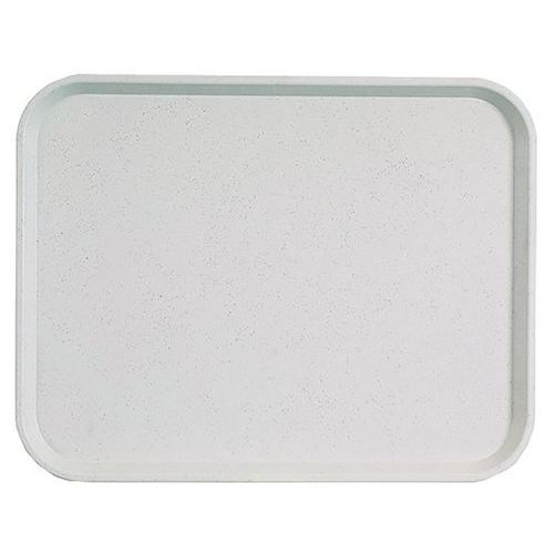 Plateau en polyester 46x36 cm gris fumé-Basik -PlAtex - Image principale