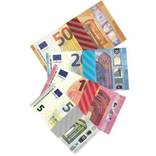 Lot de 25 Bracelet pour billets de 20 euros en PEBD - capacité 400euros - Image 2