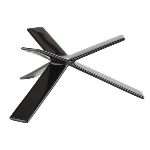 Support buffet en métal gommé ø 16 hauteur 8 cm argent - Image principale