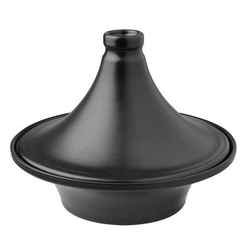 Tajine avec couvercle en grès ø22 cm 100cl noir-Blastone - Image principale