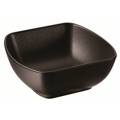 Ravier carré en porcelaine 8cl noir-Club-Revol - Image principale
