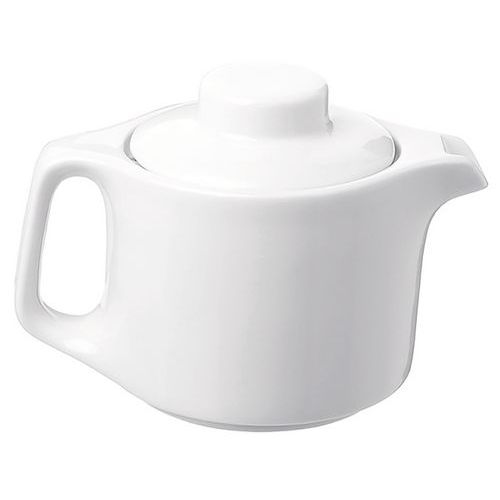 Théière en porcelaine 43cl blanc-Delta - Image principale