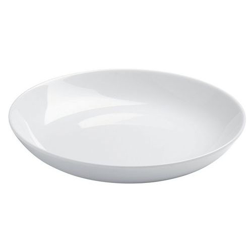 Assiette creuse en porcelaine ø20 cm blanc-Eloa - Image principale