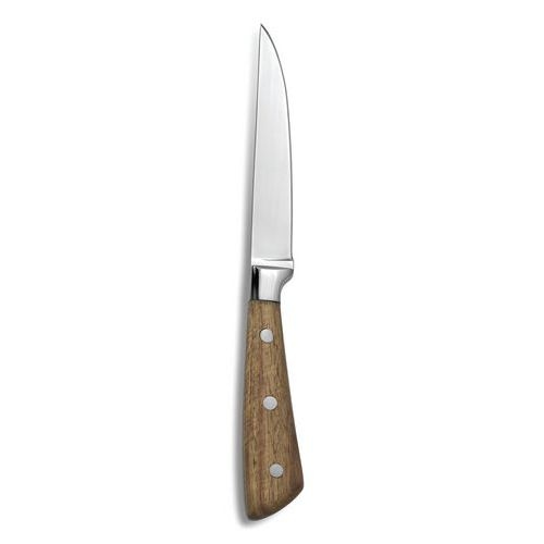 Couteau à steak inox et bois 23 cm-Montblanc - Image principale