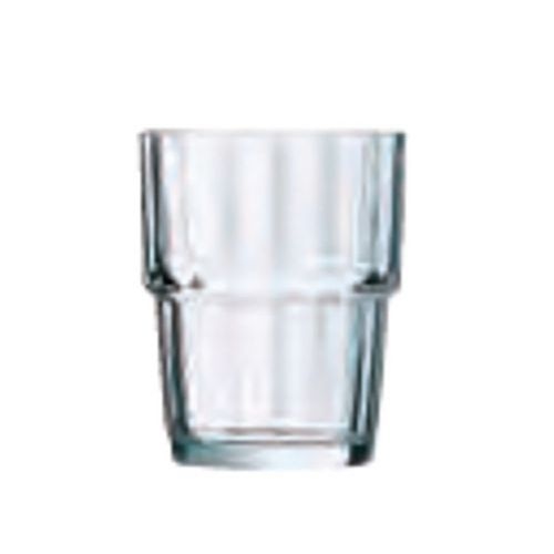 Lot de 12 gobelets collectivités en verre 16cl transparent-Norvege - Image principale