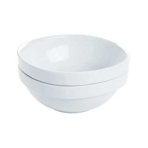 Bol carré en porcelaine 60cl blanc-Oslo-Sarreguemines - Image principale