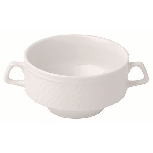Bol en porcelaine ø12 cm 45cl blanc-Panama - Image principale