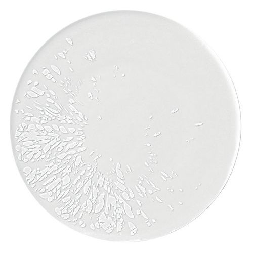 Assiette plate en porcelaine ø27 cm blanc-Agrume - Image principale
