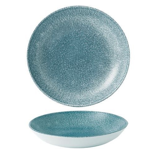 Assiette creuse en porcelaine ø24,8 cm 113cl topaz-Raku-Churchill - Image principale