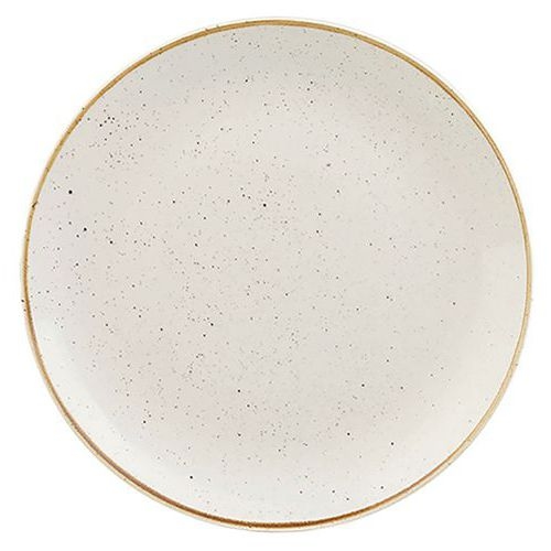 Assiette plate en porcelaine ø28,8 cm ivoire-Stonecast-Churchill - Image principale
