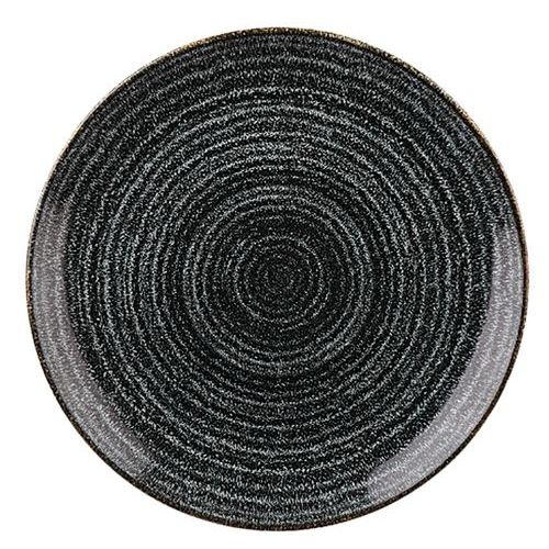 Assiette plate en porcelaine ø16,5 cm noir-Studio Print-Churchill - Image principale