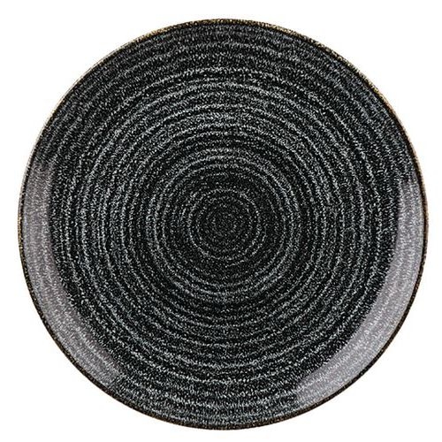 Assiette plate en porcelaine ø26 cm noir-Studio Print-Churchill - Image principale