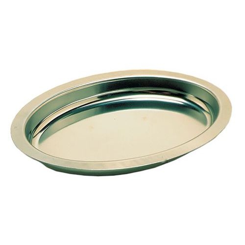 Plat à gratin en inox 38x28,2x3,5 cm - Uni-Lèger - Image principale