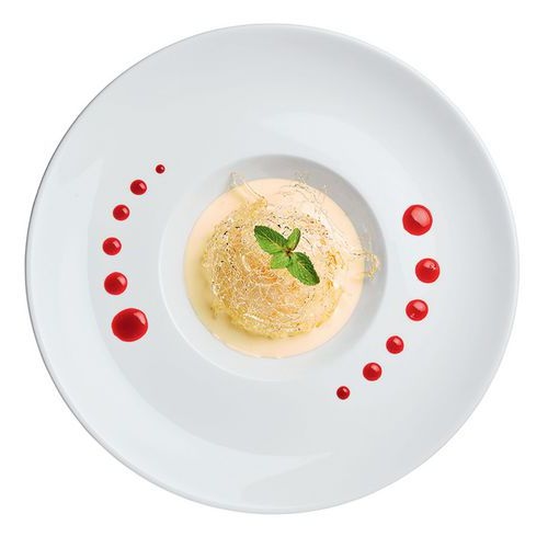Assiette en porcelaine ø27 cm blanc-Centro-Vista Alegre - Image principale