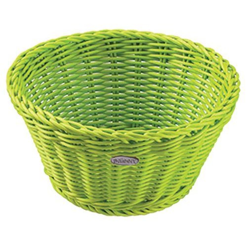 Corbeille à pain en polypropylène ronde 18x10 cm verte - Image principale
