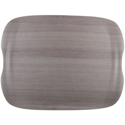 Plateau en stratifié 43x33 cm gris-Wave-Roltex - Image principale
