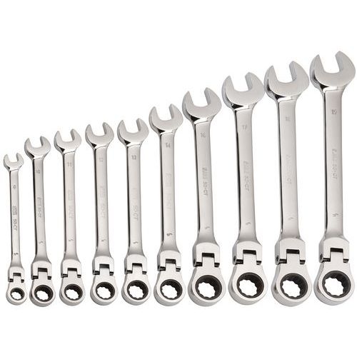 Clés mixtes à cliquet articulées (x10) - Image principale