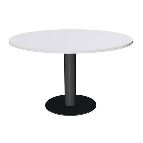 Table réunion ronde Lounge Ø 100 cm pied central Simmob - Image 9