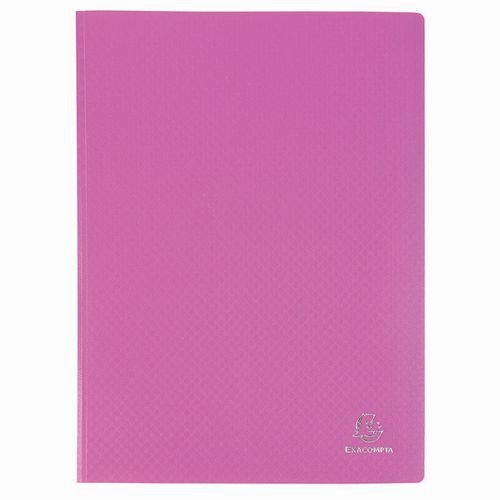Lot de 8 Protège-doc en PP 5/10e OPAK poch. Cristal 120 vues -Rose - Image principale